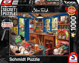 Schmidt Spiele 59977 Secret Puzzle Father's Workshop Puzzle da 1000 pezzi Naty Shop Titolo predefinito