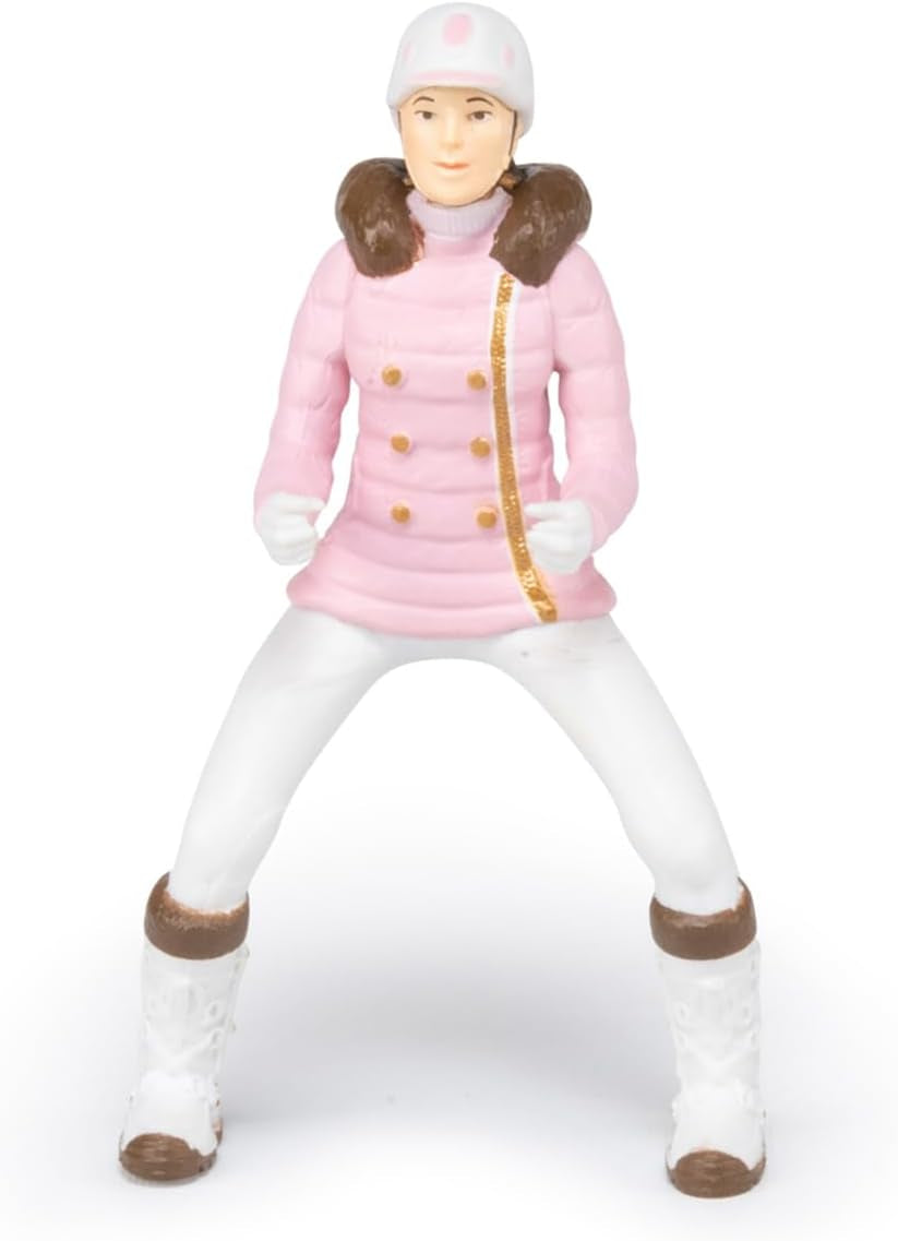 PAPO - Figura cavallo - Rider Fashion Winter, passione per l'equitazione, giocattolo per bambini dai 3 anni. Action figure del Naty Shop