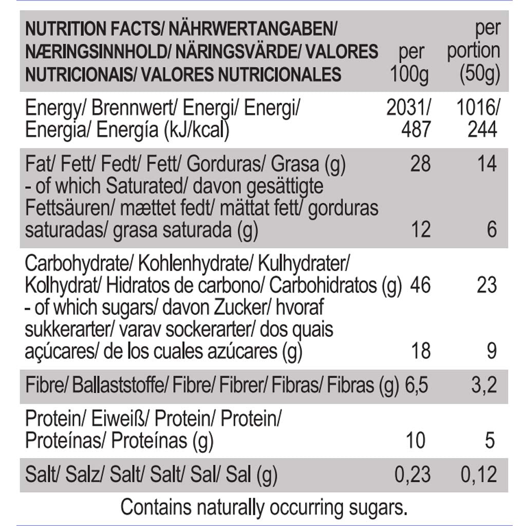 Biscotti alle mandorle vegani al caramello salato - Confezionati singolarmente Avena alle mandorle biologica senza glutine e senza soia - Confezione multipla da 12 x 50 g (confezione da 2)