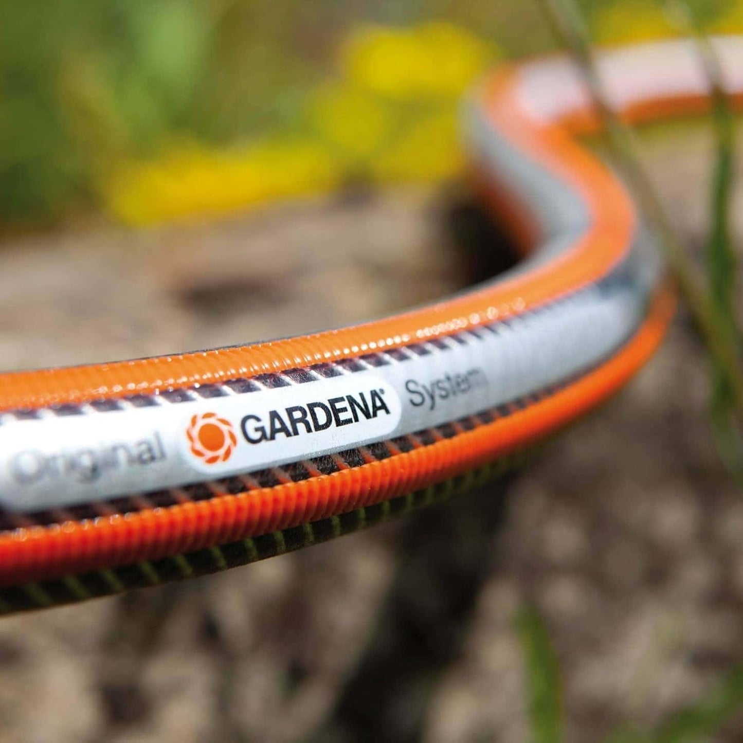 Gardena Tubo da giardino Cloruro di polivinile (PVC), Comfort HighFLEX 19 mm (3/4 pollici), 50 m: Tubo da giardino con profilo Power-Grip, pressione di scoppio 30 bar, molto flessibile, dimensionalmente stabile, resistente ai raggi UV, confezionato (18085-20)