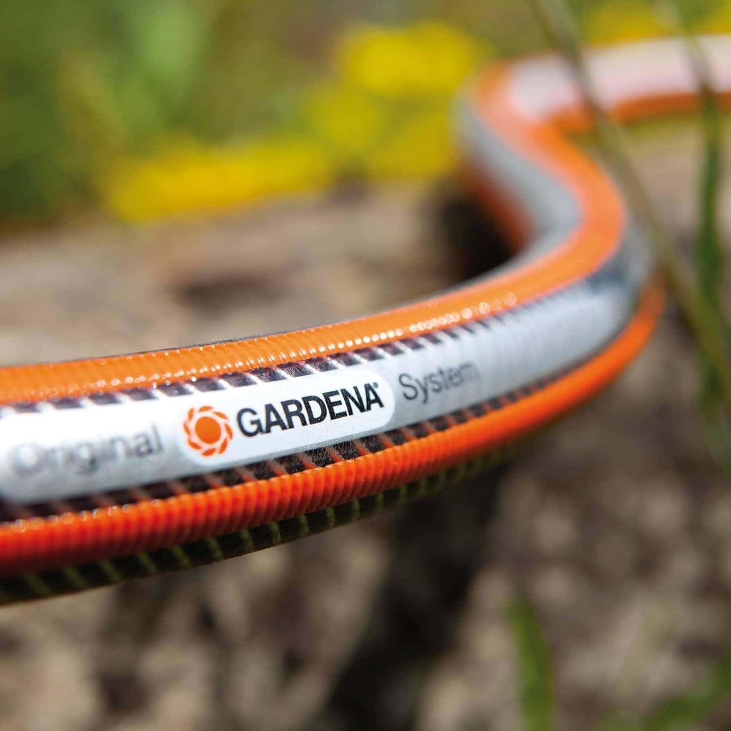 Gardena Tubo da giardino Cloruro di polivinile (PVC), Comfort HighFLEX 19 mm (3/4 pollici), 50 m: Tubo da giardino con profilo Power-Grip, pressione di scoppio 30 bar, molto flessibile, dimensionalmente stabile, resistente ai raggi UV, confezionato (18085-20)