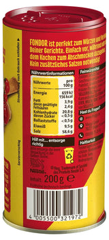 MAGGI Fondor Condimento per Verdure, Carne o Pesce, Condimento per Zuppe o Insalate, Confezione da 10 (10 x 200g)