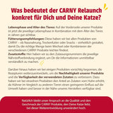 Animonda Carny Senior Cibo umido per gatti con manzo + pollo + formaggio (6 x 200 g), cibo umido senza cereali e senza zucchero per gatti dai 7 anni in su, con ingredienti freschi e carnosi