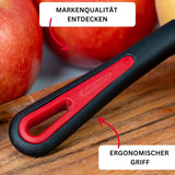 Westmark 29092270 Sparschäler Gallant, Pp/Tpe/Edelstahl, Nero / Rosso, 16,5 X 3,7 X 2 Cm Pelapatate Naty Shop