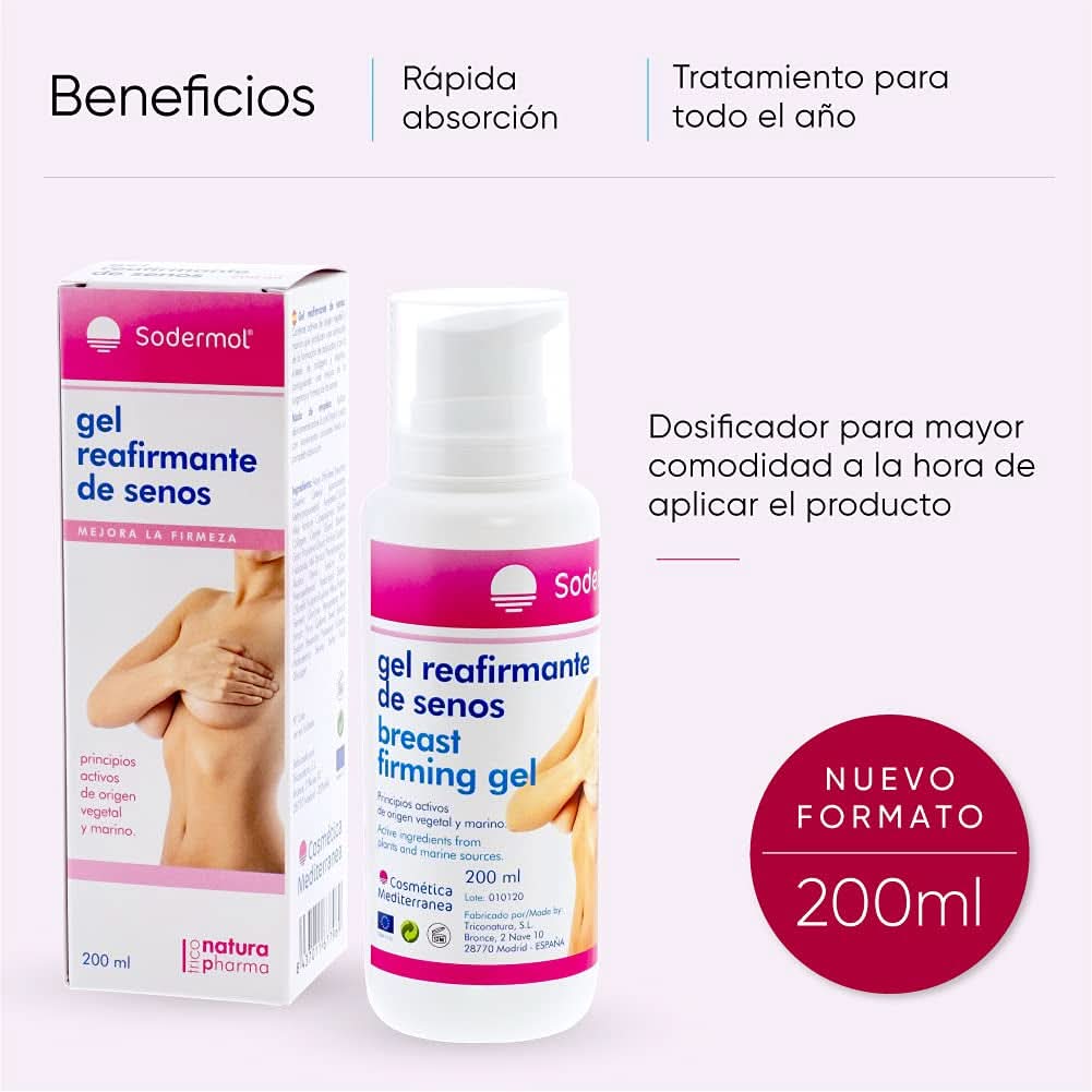 Crema rassodante seno e pelle con principi attivi di origine naturale, 200 ml Cosmetici e Beauty Naty Shop