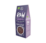 DIET-FOOD RAW Biscotti biologici al ribes nero Snack salutare Deliziosi biscotti da ufficio Senza conservanti 100 g (1 confezione)