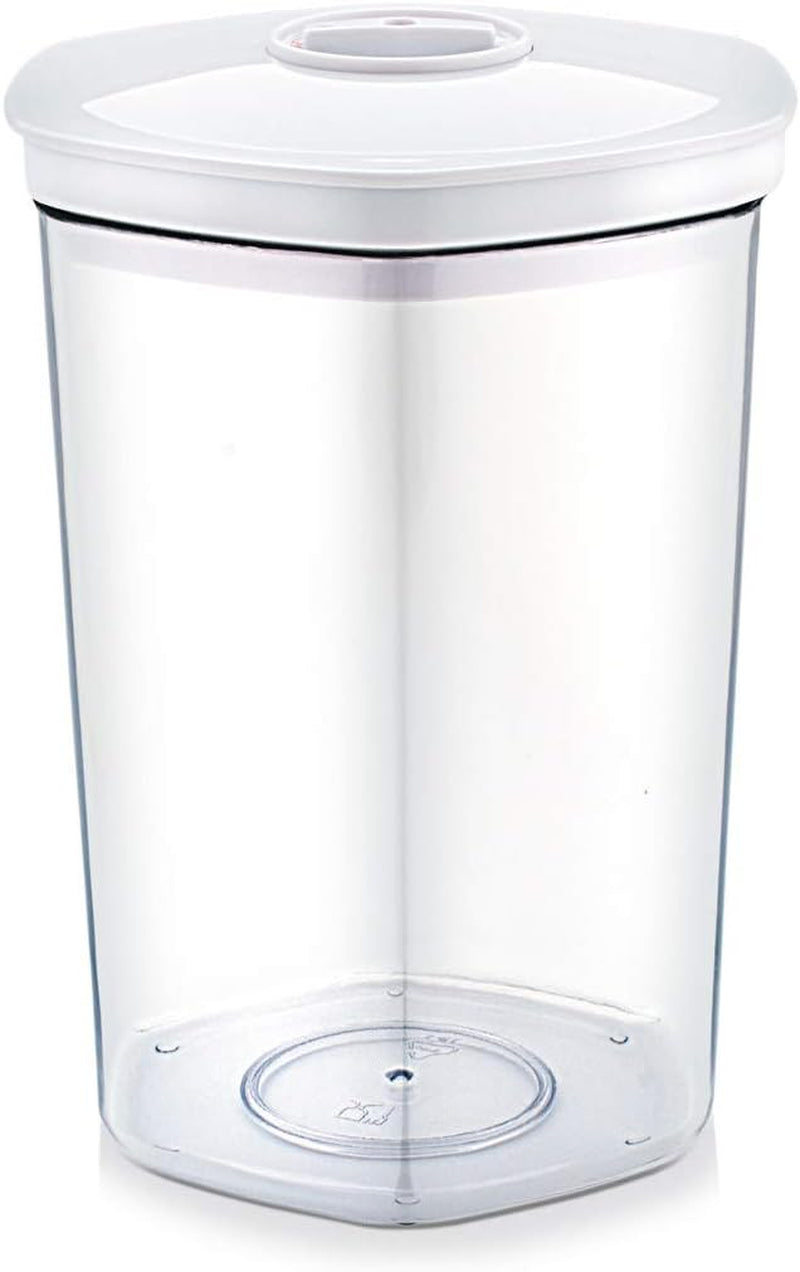 Caso VacuBoxx E-Set - 4 contenitori sottovuoto quadrati estremamente stabili e set di contenitori sottovuoto, contenitori infrangibili e lavabili in lavastoviglie, 3 contenitori sottovuoto per alimenti e liquidi sensibili alla pressione Contenitori per alimenti Naty Shop