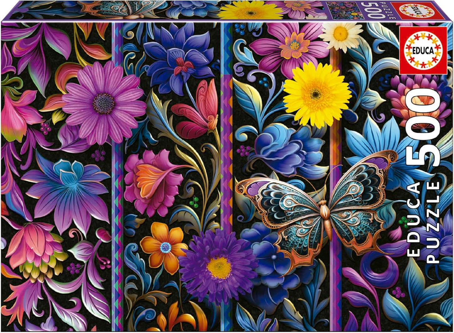 Educa - Puzzle da 500 pezzi per adulti | Bada Bloom. Dimensioni: 48X34 cm. Include la colla per puzzle Fixpuzzle. Per 11 anni (19909) Puzzle Naty Shop Titolo predefinito