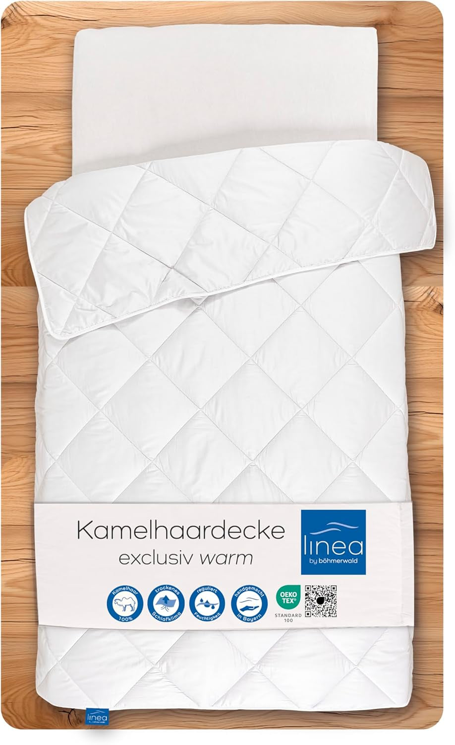 Trapunta Böhmerwald Exclusive, cammello, bianco, 135 X 200 Cm Trapunte e trapunte Naty Shop 135 X 200 Cm