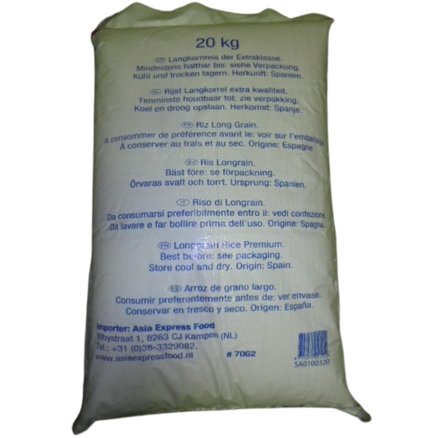 - Langkornreis stile USA - 1 X 20 KG