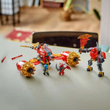 Mech Storm Rider di LEGO NINJAGO Kai - Moto giocattolo volante con 3 minifigure - Mech con testa, braccia e gambe mobili - Giocattolo da costruire - Regalo per ragazzi e ragazze dai 7 anni in su 71830 Set da costruzione Besuche den LEGO-Store