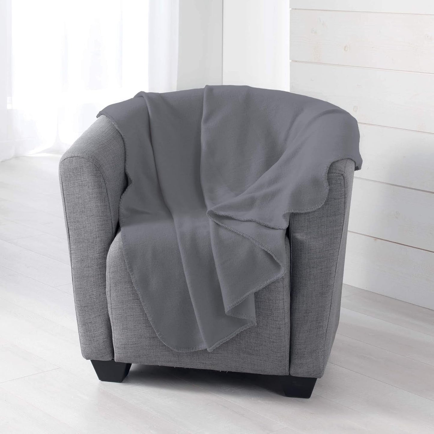 Douceur D'Intérieur, coperta in pile Milou rosa antico, 125 X 150 Cm Letti e coperte Douceur d'Intérieur Antracite 125 X 150 Cm