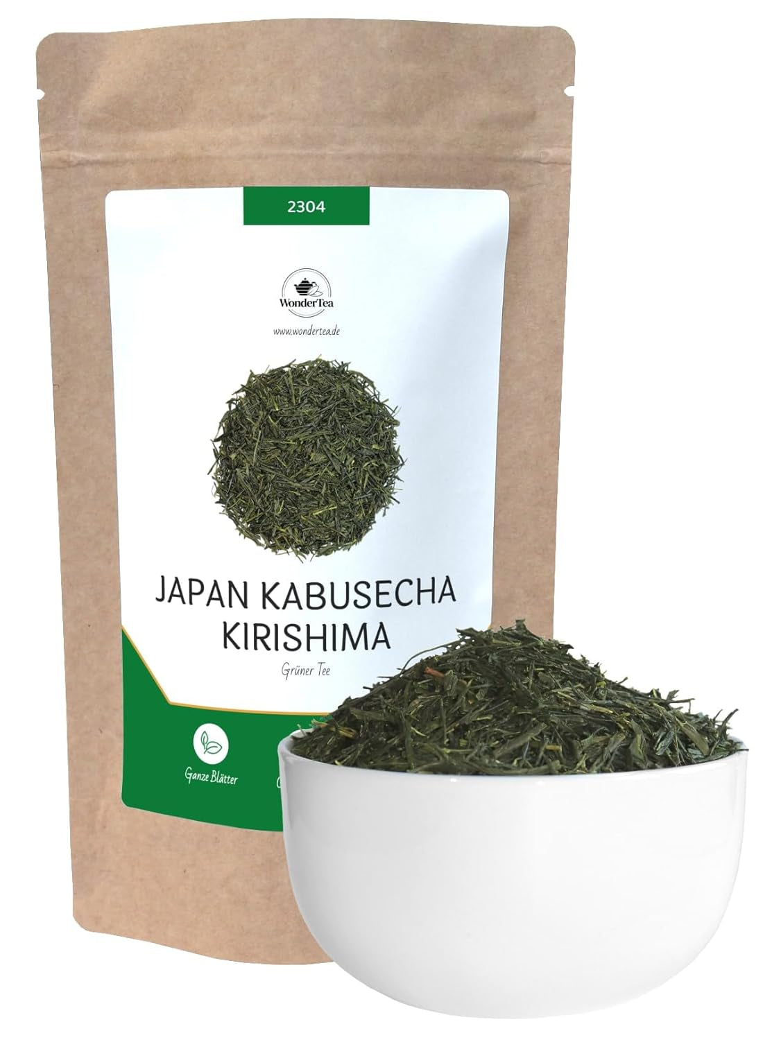 Tè verde giapponese Kabusecha Kirishima, Kabuse Sencha giapponese, tè verde sfuso premium, senza aromi aggiunti | Wondertea Tè verde giapponese Kabusecha (50 g)