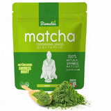 50G Matcha di grado cerimoniale dal Giappone - 100% naturale, privo di pesticidi e testato - Macinato a pietra - Polvere di tè giapponese Moegi Matcha Premium