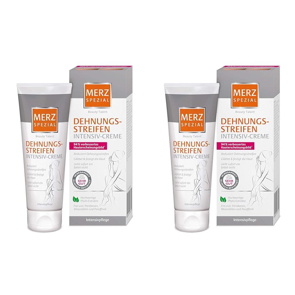 Merz Spezial, Crema intensiva per smagliature, 75 ml Naty Shop Cosmetics and Beauty Set 2 pezzi (2 x 75 ml)
