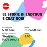 Figura sonora - Le fiabe di Coccinella e Gatto Nero - Racconti e favole sonore, ragazzi e ragazze 4-6+, versione italiana Baby Toys Naty Shop