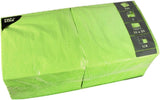 250 tovaglioli 3 veli 1/4 piega 33 Cm X 33 Cm verde mela