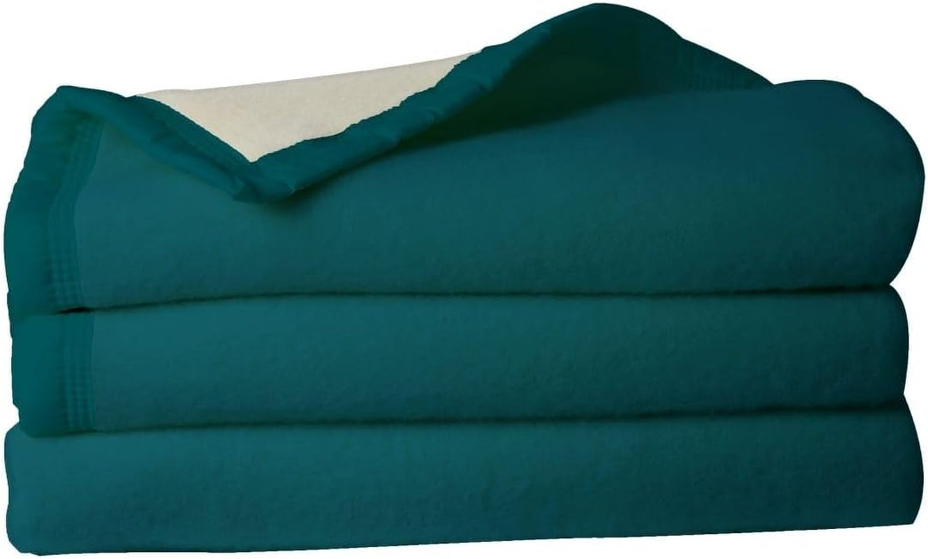 Coperta in lana Woolmark Toison D'Or Volta, 240 x 260 cm, misura pavone, Queen (standard britannico) Trapunte e trapunte Naty Shop Titolo predefinito