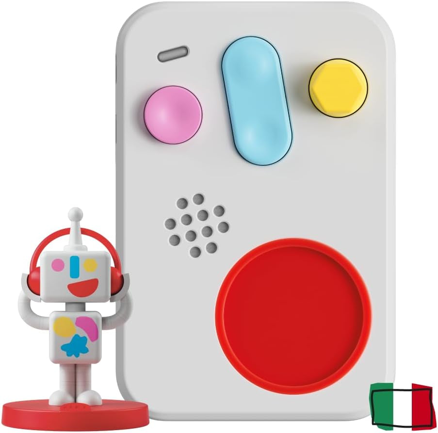 + Narratore interattivo per bambini con contenuti audio da 0 a 10 anni, scatola audio con figura sonora -Io, luce notturna, routine del sonno, gioco didattico musicale, versione italiana Jucarii Bebe Naty Shop Titolo predefinito