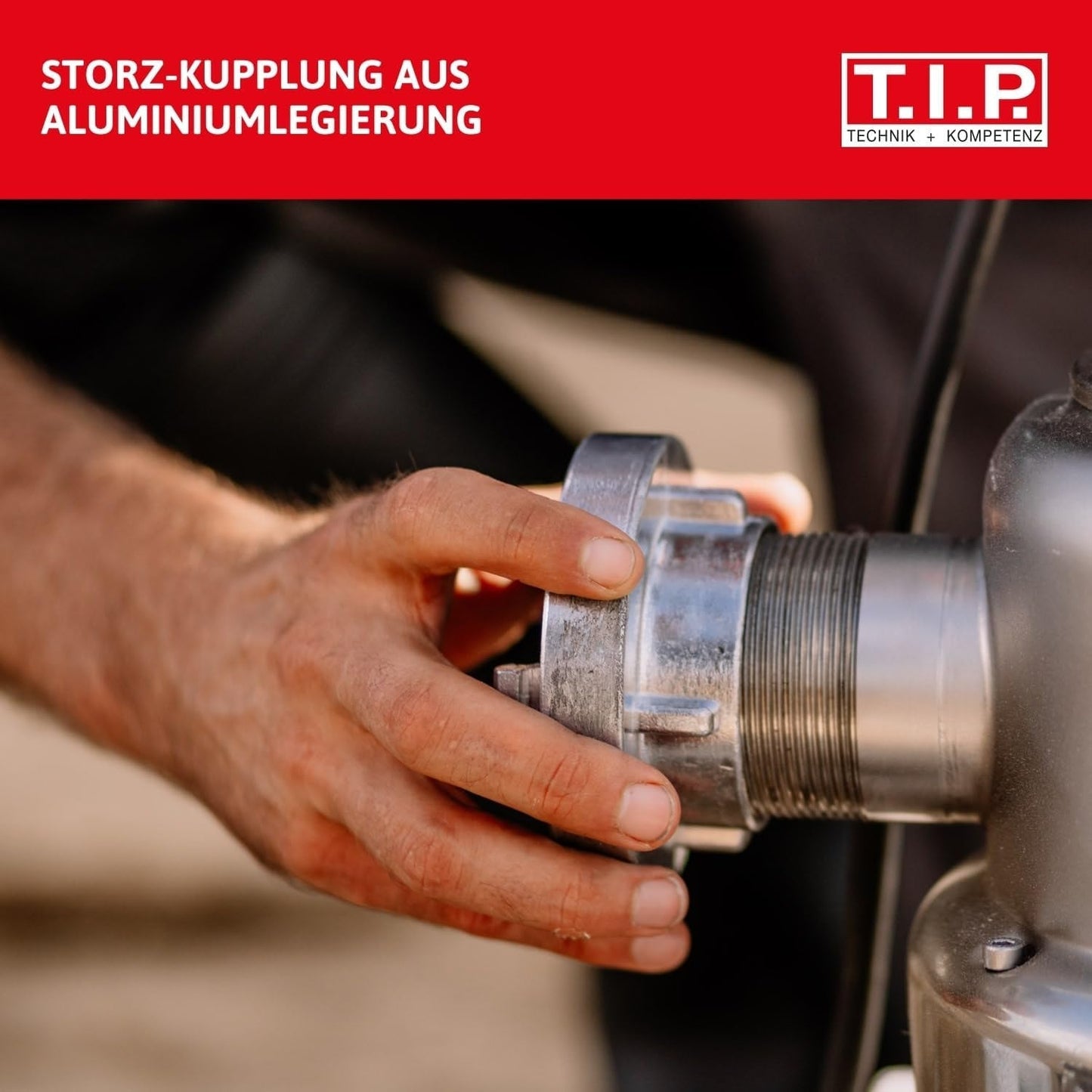 Giunto Storz TIPO C 52, filettatura interna da 2", per tubi e raccordi con O-ring in nitrile per inserti di aspirazione e pressione, in alluminio, 31092