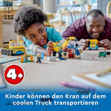 LEGO City 60391 Veicoli da costruzione e gru da demolizione, escavatore, autocarro con cassone ribaltabile e veicolo da trasporto, giocattolo educativo per bambini dai 4 anni in su Set di costruzione Besuche den LEGO-Store