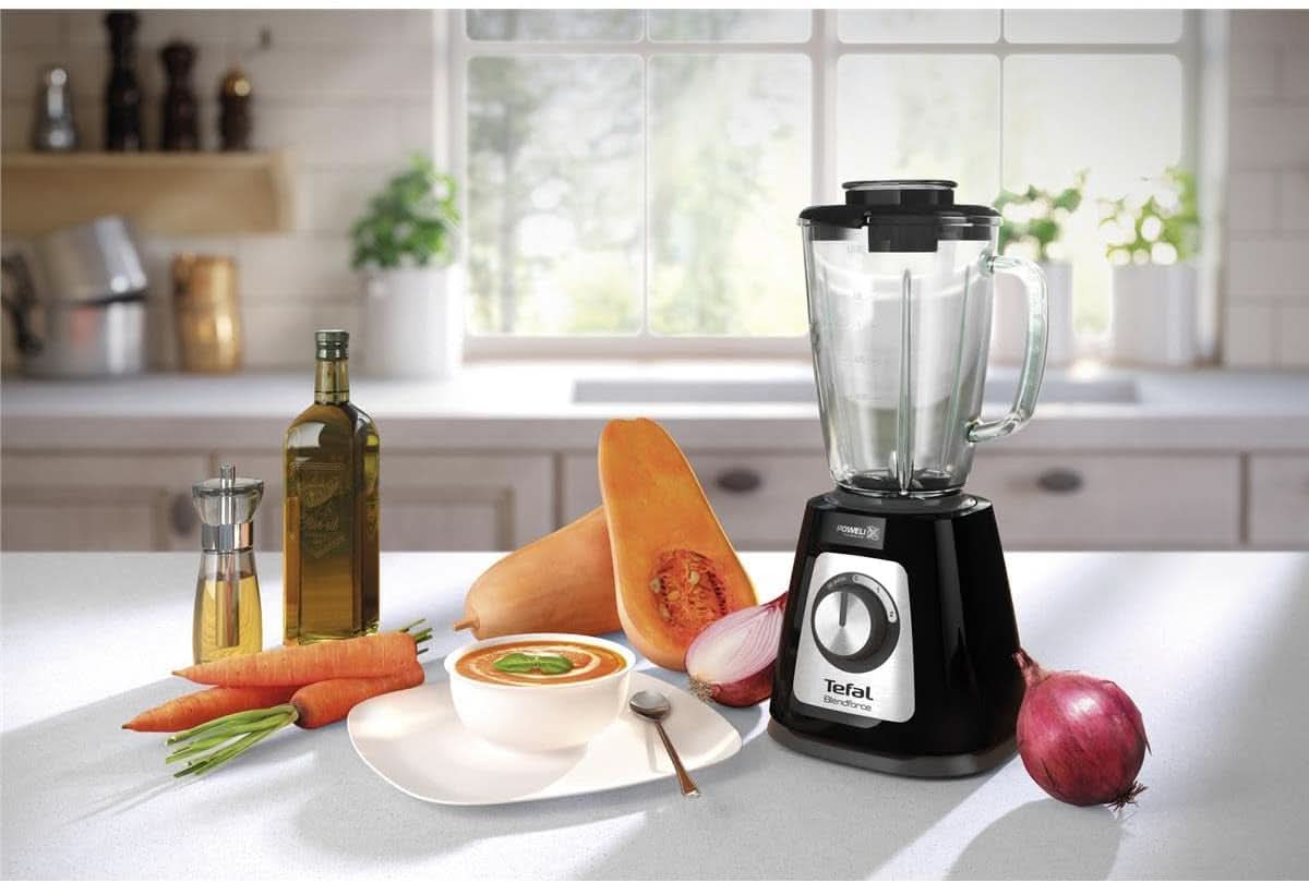 Tefal BL435831 BL4358 Robot da cucina, Vetro, 1,75 Litri, Schwarz Cucina Naty Shop