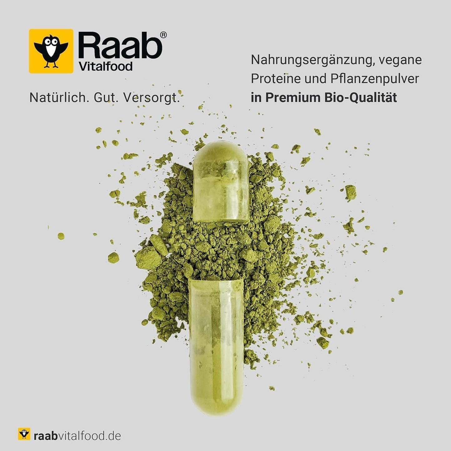 Raab Vitalfood® Premium Bio Matcha in polvere (30g) - Originale dal Giappone, polvere di matcha pura senza additivi, macinata finemente, gusto leggermente amaro, polvere di tè verde, vegano, cerimonia del tè