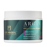 Pure Mineral - Maschera capelli riparatrice intensiva con argan - Ripara e dona lucentezza ai capelli secchi - Nutre con vitamina E - Senza solfati, parabeni, petrolio - 350ml Naty Shop Hair Mask Titolo predefinito