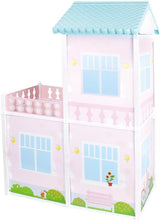 City Life - Villetta con 3 stanze e accessori Playset dimensioni assemblato 61 X 40 X 78 Cm Case delle bambole Naty Shop