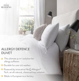 Piumino Allergy Defence, 4.5 Tog, realizzato con materiali riciclati, anallergico e ipoallergenico, letto Super King Size Piumini e Trapunte Naty Shop