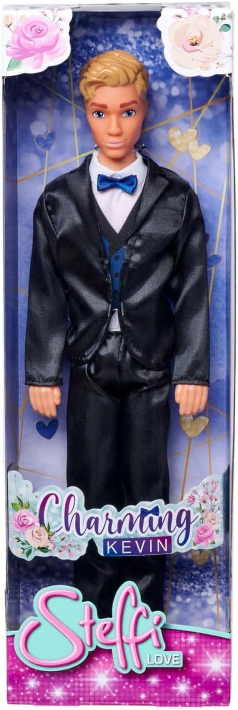 Simba 105733629 - Steffi Love Kevin Affascinante bambola da 30 cm che indossa un abito elegante con papillon e gilet, dai 3 anni in su