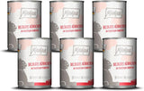 MjAMjAM - Cibo umido per gatti premium - pollo delicato con fragole fruttate 400 g, confezione da 6 (6 x 400 g), naturale con carne extra