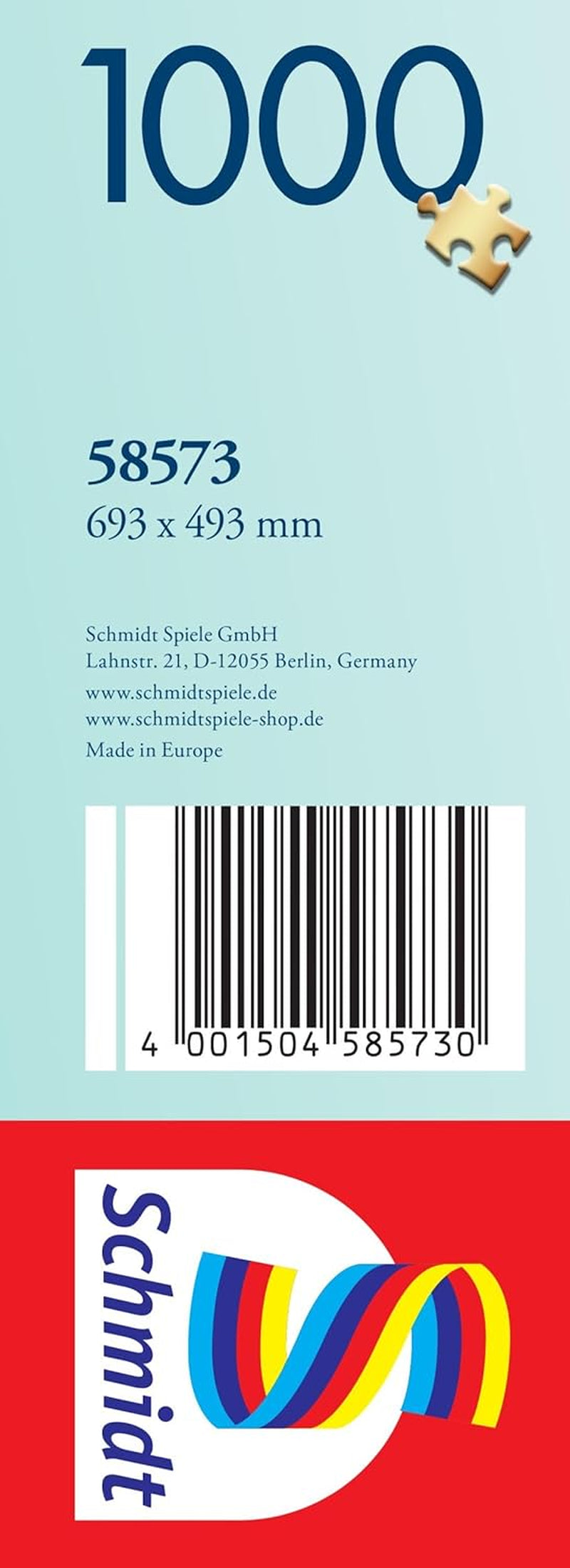Schmidt Spiele 58573 Jeff Haynie, Mit Dem Wohnwagen Am Meer, puzzle 1000 pezzi Puzzle Naty Shop