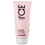 ICE Professional by Natura Siberica Repair My Hair Mask - Maschera riparatrice intensiva per capelli danneggiati - Con cedro siberiano e PRO-cheratina - 200 ml Naty Shop Maschera Capelli Colorati 200 Ml (1 confezione)