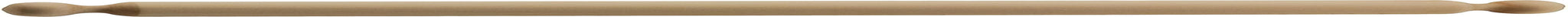 Mattarello Excelsa in legno massello, marrone, 40x5x5 cm, marrone