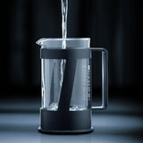 Caffettiera Bodum CREMA (sistema French Press, filtro permanente in acciaio inossidabile, tappo di sicurezza, 0,5 litri) nera