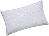 V.I.P. Cuscino Molto Importante V.I.P. Cuscino Memory Flake Cuscino Bianco 45 X 75 cm Fodera Trapuntata in Poliestere Super Traspirante Morbido Made in Italy Naty Shop Cuscini Standard