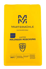 Martermühle Aßlinger Mischung Kaffeebohnen 1kg I Arabica I Gusti: Haselnuss, Leichte Würze, Schokolade I Ganze Kaffee-Bohnen schonend geröstet, säurearm