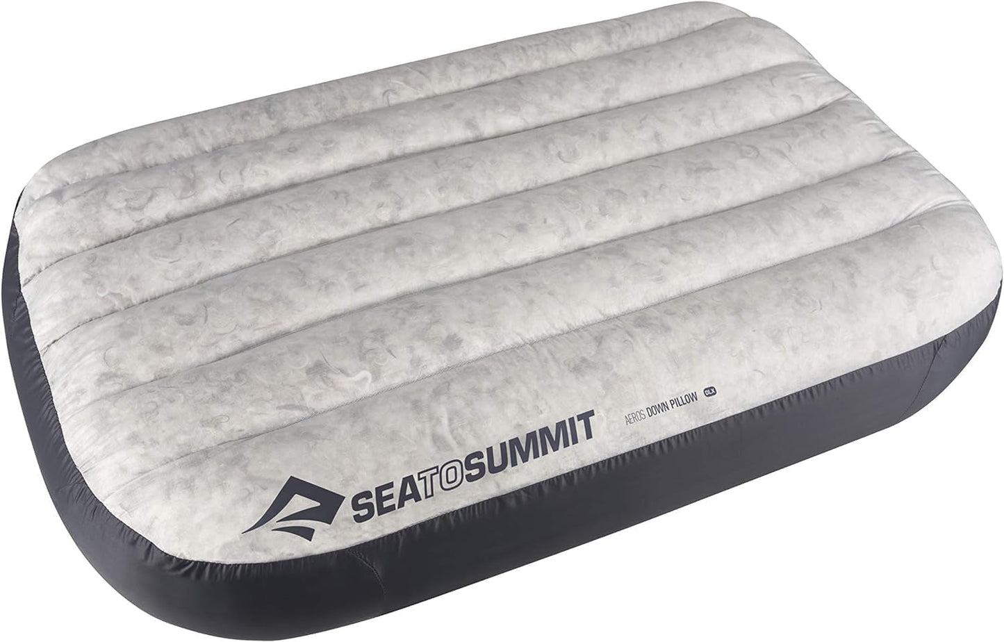Sea to Summit - Cuscino da viaggio in piuma Eros L - Ultraleggero e gonfiabile - Materiale 10D - Cuscino in piuma premium - Antiscivolo - Per escursionismo e campeggio - 42 X 28 X 12 cm - Grigio - 95 G Cuscini da viaggio grigi Naty Shop 1 pezzo (1 confezione)