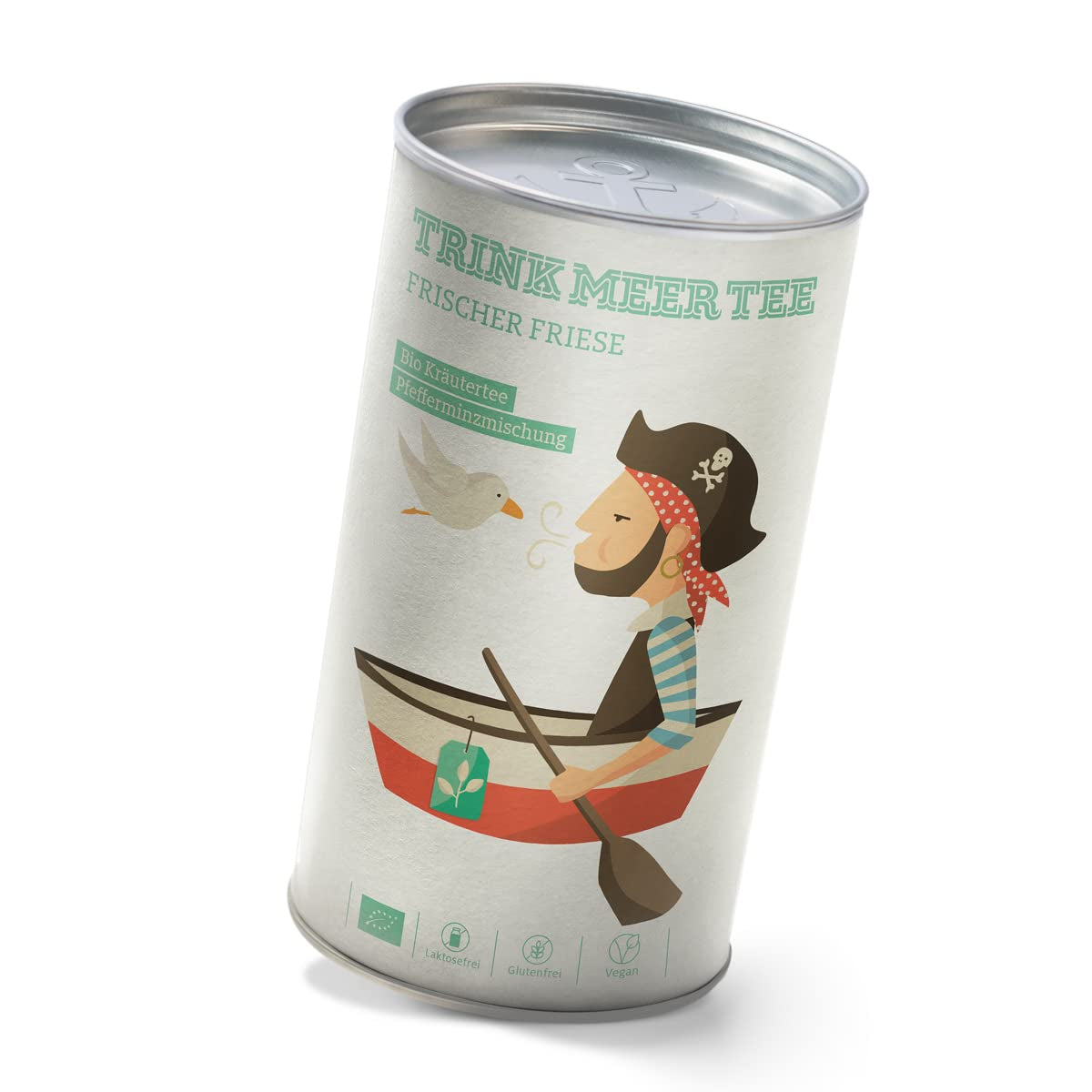 Bevi più tè FRISCHER FRIESE - Tisana biologica | Miscela di menta | Tè alla menta biologico | Tè sfuso in scatola da tè | Regalo I 50 G