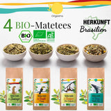 SET REGALO TÈ ORIGEENS BIO MATE X4 I Yerba Mate Bio 4X80G I Set da tè Yerba Mate, idea regalo