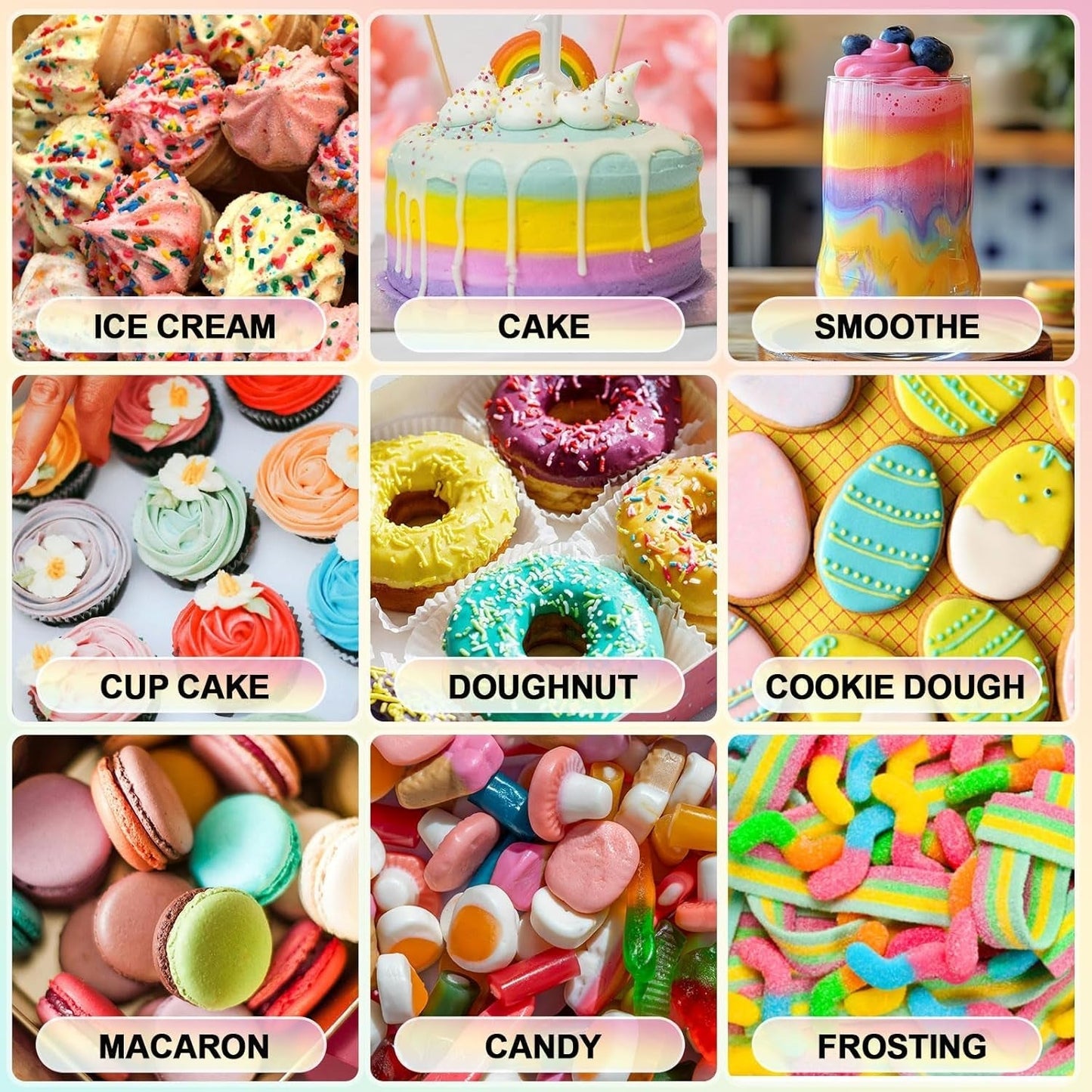Miscela di oli, colorante alimentare rosa a base di olio, altamente concentrato, per cioccolato, fondente, biscotti, torte da forno, macarons, decorazione di torte fai da te, guarnizioni per impasti - 20 ml