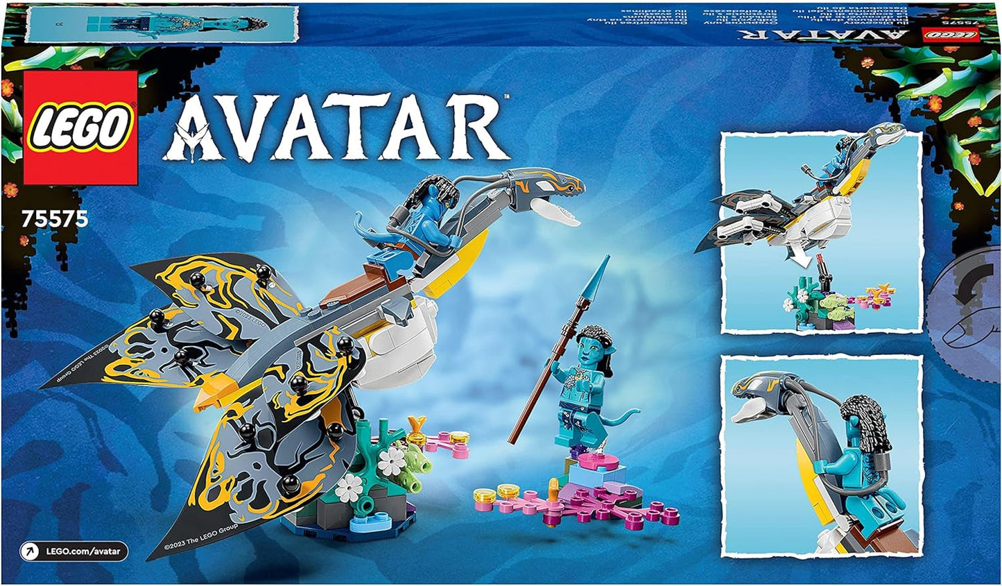 LEGO Avatar La scoperta di Ilu Percorso acquatico Giocattolo costruibile con figura subacquea Collezione Pandora Set per bambini e appassionati di cinema da 8 anni in su 75575 Set da costruzione Besuche den LEGO-Store