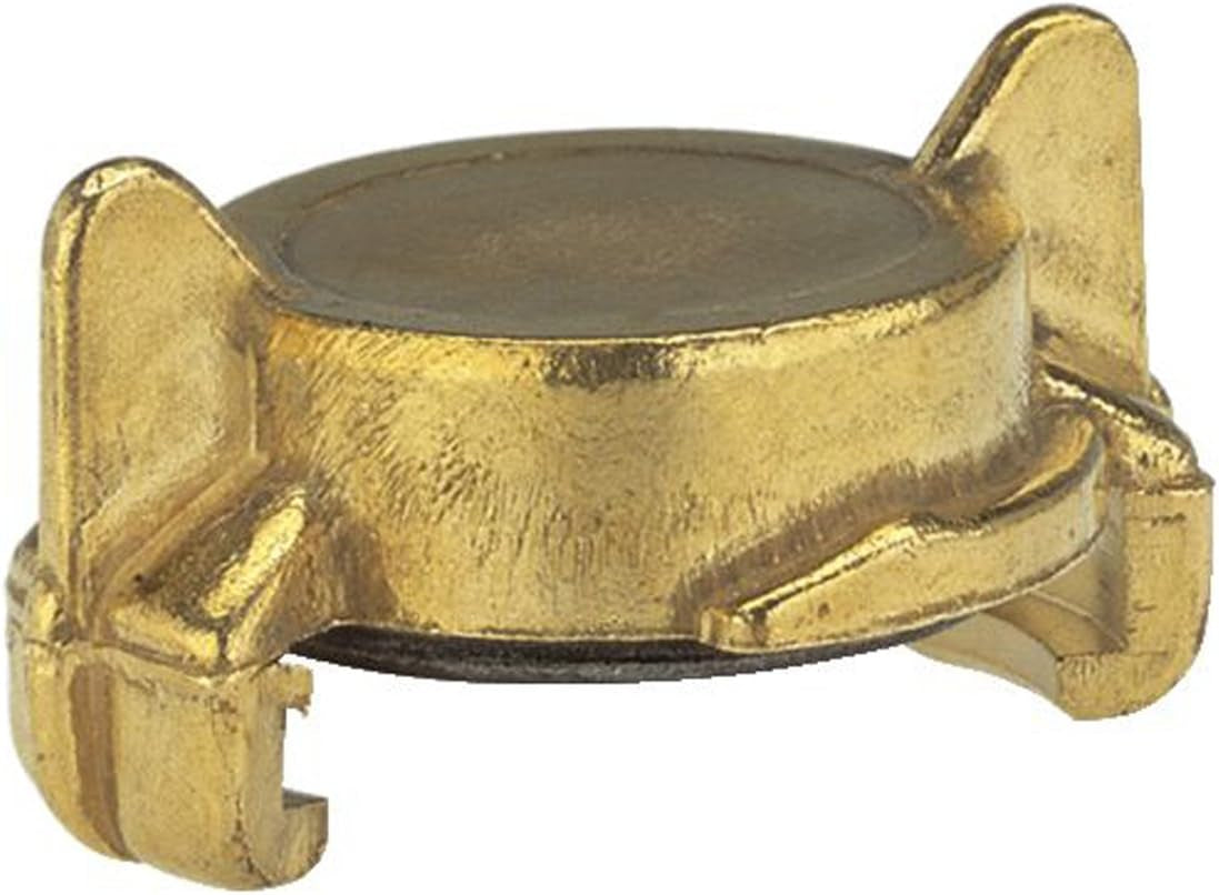 Tappo di Chiusura in Ottone Gardena: Tappo terminale utile per chiudere il dispenser a connessione rapida Gardena, codice articolo 7119-20 (7118-20)
