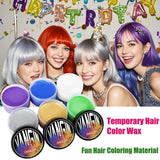 Tintura temporanea per capelli verde, Tonalità per capelli per uomo e donna, Pomata naturale per capelli, Cera colorante per capelli per feste, cosplay e Halloween, Natale, Tintura temporanea per capelli in crema (100 g, Verde) Naty Shop Tinture per capelli