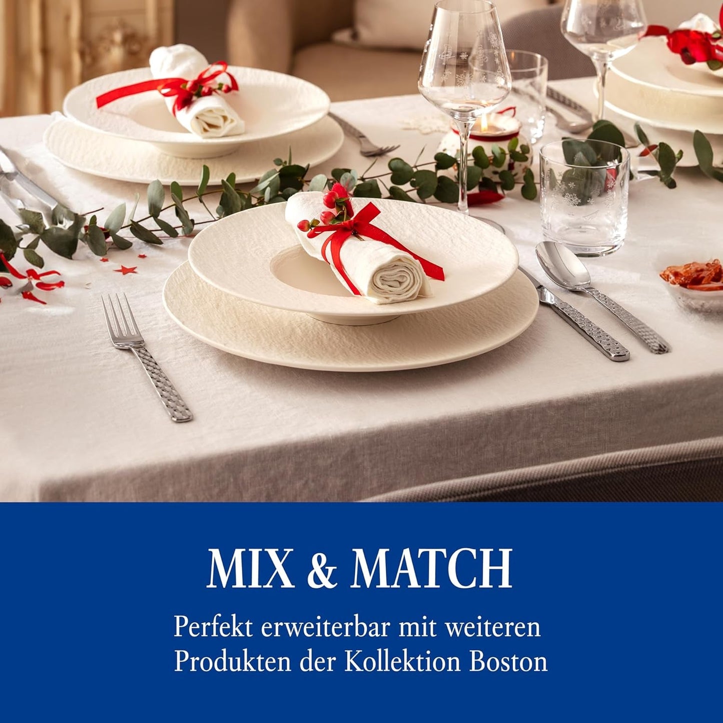 Villeroy & Boch - Boston set posate 30 pezzi, 6 persone Kitchen Naty Shop