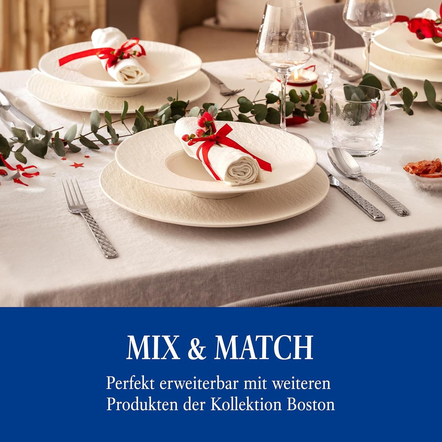 Villeroy & Boch - Boston set posate 30 pezzi, 6 persone Kitchen Naty Shop