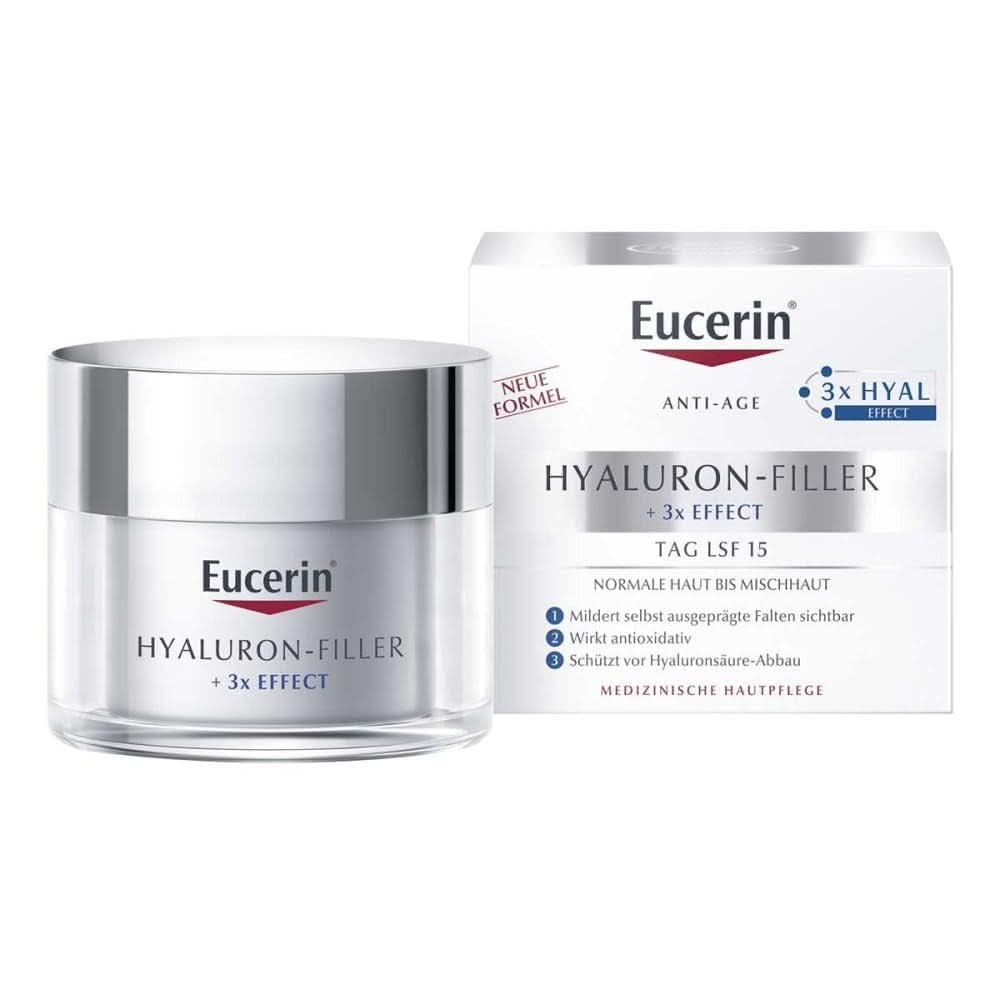 Anti-età Hyaluron-Filler contorno occhi SPF 15, 15 ml Cosmetici e bellezza Naty Shop 50 ml