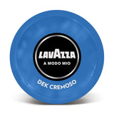 Lavazza A Modo Mio Dek Cremoso, 256 capsule caffè, per espresso decaffeinato con note aromatiche di mandorle e candite, 100% Arabica, intensità 7/13, tostatura media, 16 confezioni
