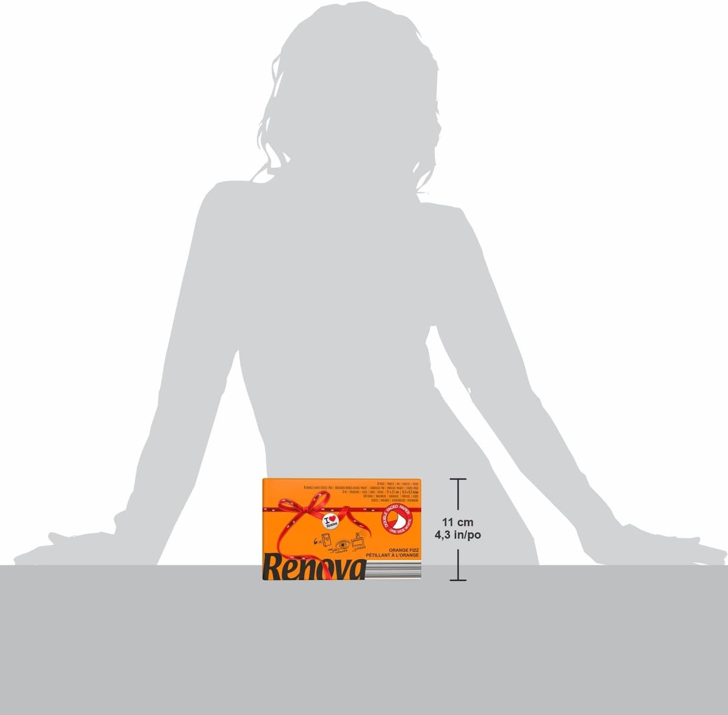 Fazzoletti tascabili RENOVA ORANGE FIZZ 6 confezioni